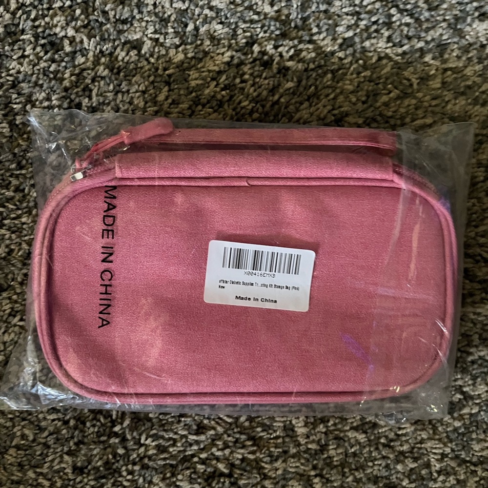 Pink Cable Organizer Pouch, NEW